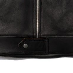 Addict Clothes Japan Addict AD-01 Sheepskin Leather Jacket Black