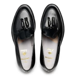 Alden Black Shell Cordovan Tassel Moccasin Loafer 664