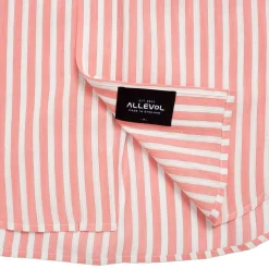 Allevol Button Down Shirt Red & White Stripe
