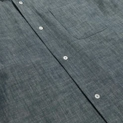 Allevol Chambray Work Shirt Blue