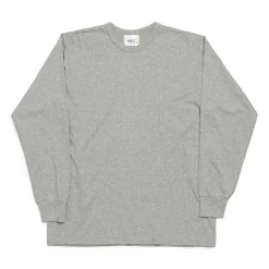 Allevol Heavy Duty Crew Neck L/S T-Shirt Grey