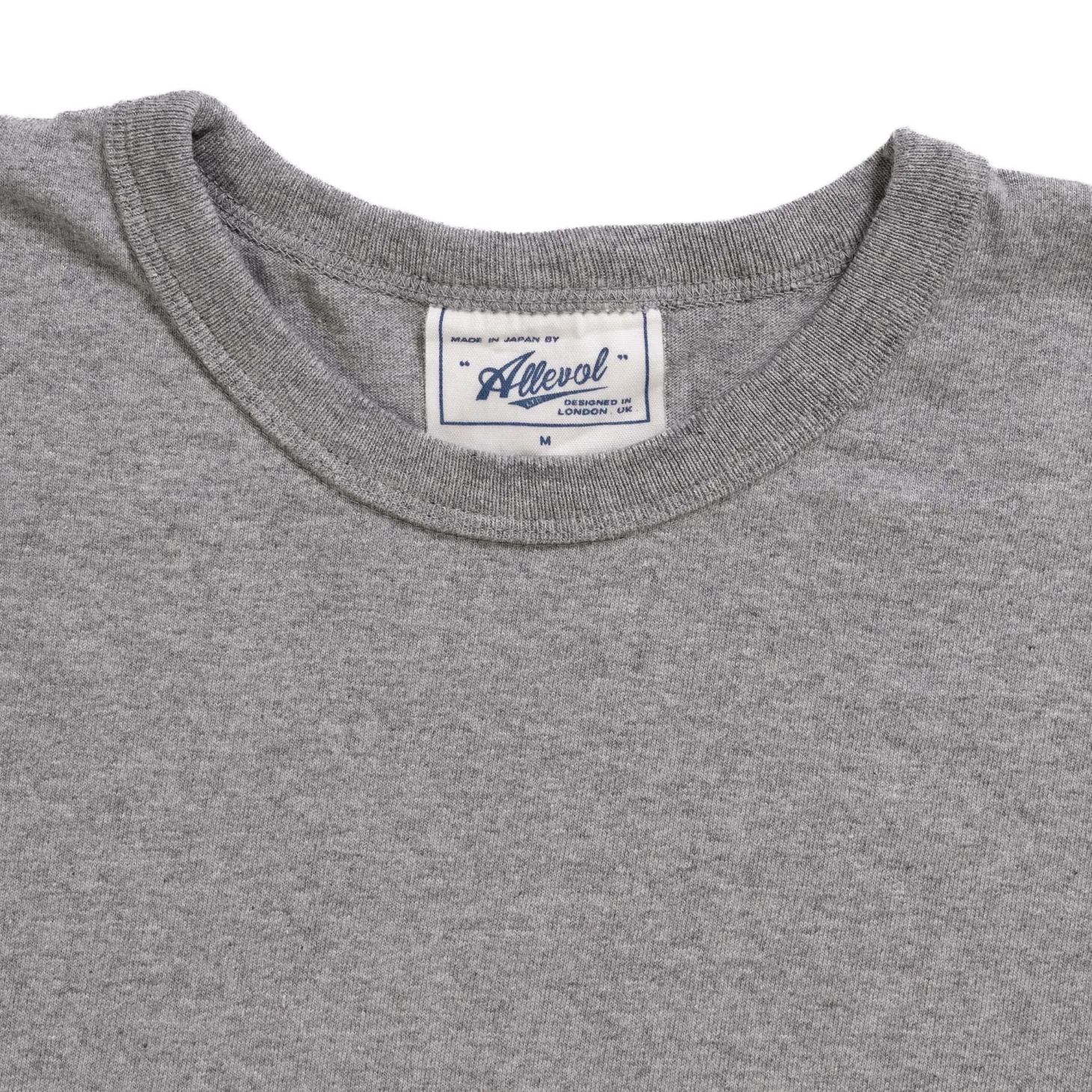 Allevol Heavy Duty Crew Neck L/S T-Shirt Grey
