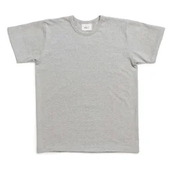 Allevol Heavy Duty Crew Neck T-Shirt Grey Melange