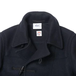 Allevol 'Pat' Duffle Coat Navy