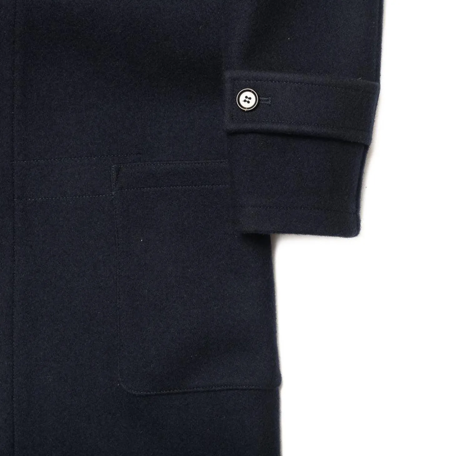 Allevol 'Pat' Duffle Coat Navy