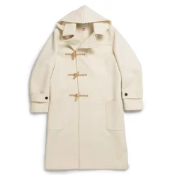 Allevol 'Pat' Duffle Coat White