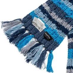 Allevol X Inverallan 22F Rib & Cable Scarf Assorted Blue