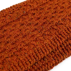 Allevol X Inverallan 1G Pegasus Crew Neck Sweater Mohair Tweed Blaze