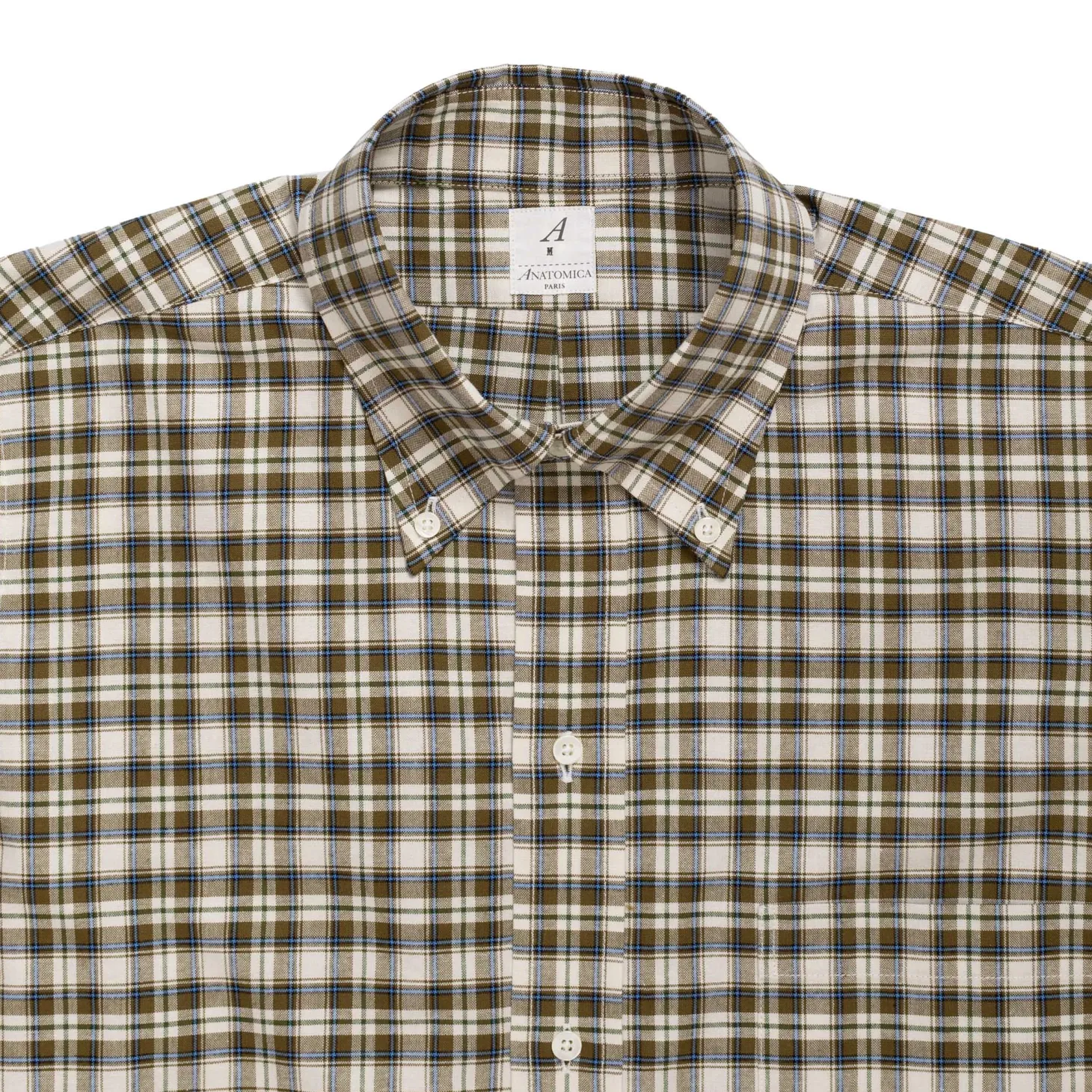 Anatomica BD Shirt BB Plaid Olive