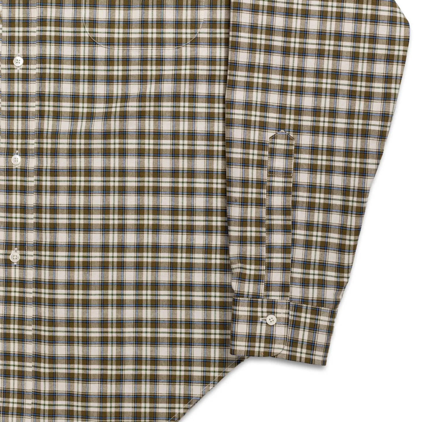 Anatomica BD Shirt BB Plaid Olive