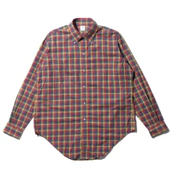 Anatomica BD Shirt Broad Tartan Multi Colour 1