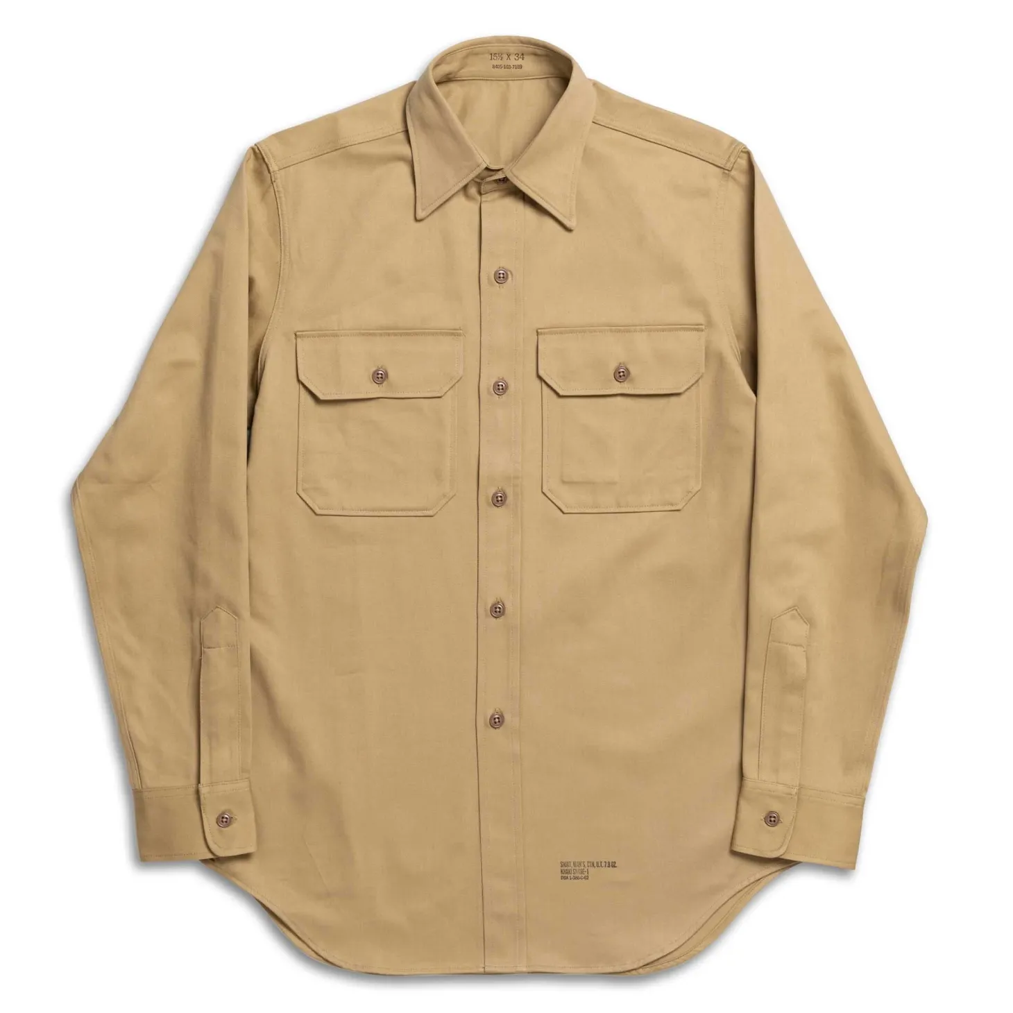 Anatomica Chino Shirt Beige