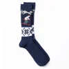 Anonymous Ism Wool Ski Jacquard Crew Sock Navy