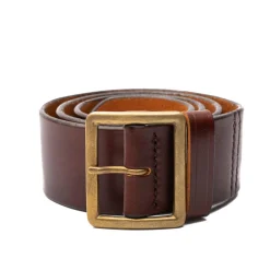 Belafonte Ragtime Clothing Belafonte Ragtime Leather Garrison Belt 45mm Brown x Brass