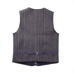 Brown's Beach BBJ-001 Early Vest Navy Stripe