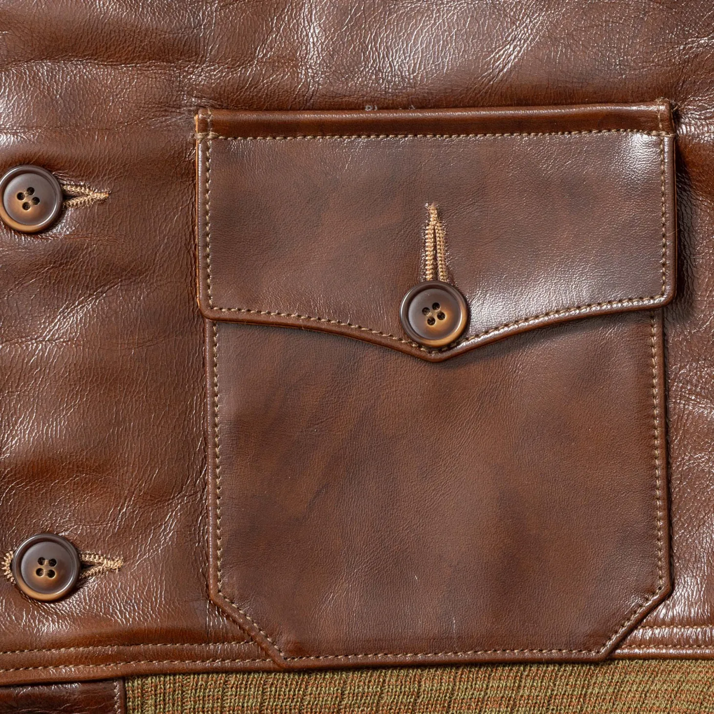 Buzz Rickson's A-1 No. 31-800P Seal Brown