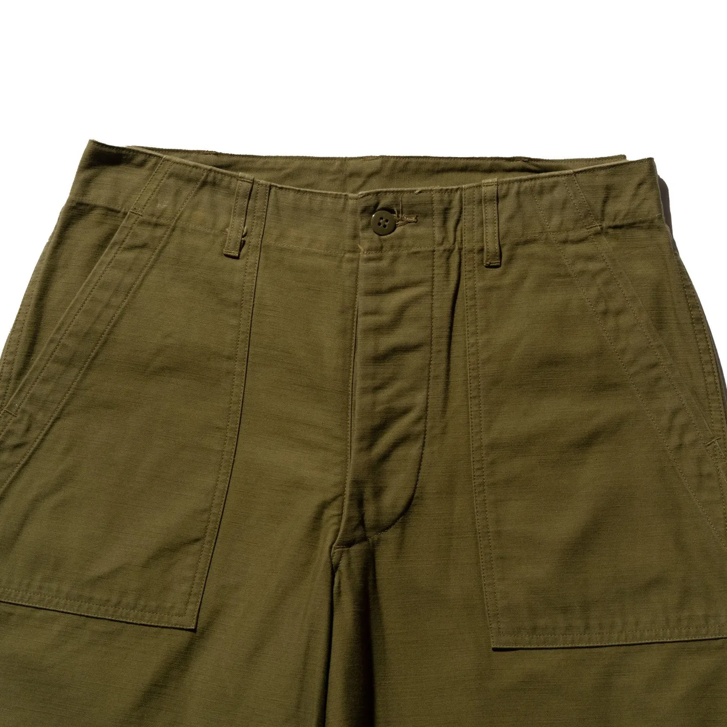 Buzz Rickson's Sateen Shade OG 107 Shorts Olive