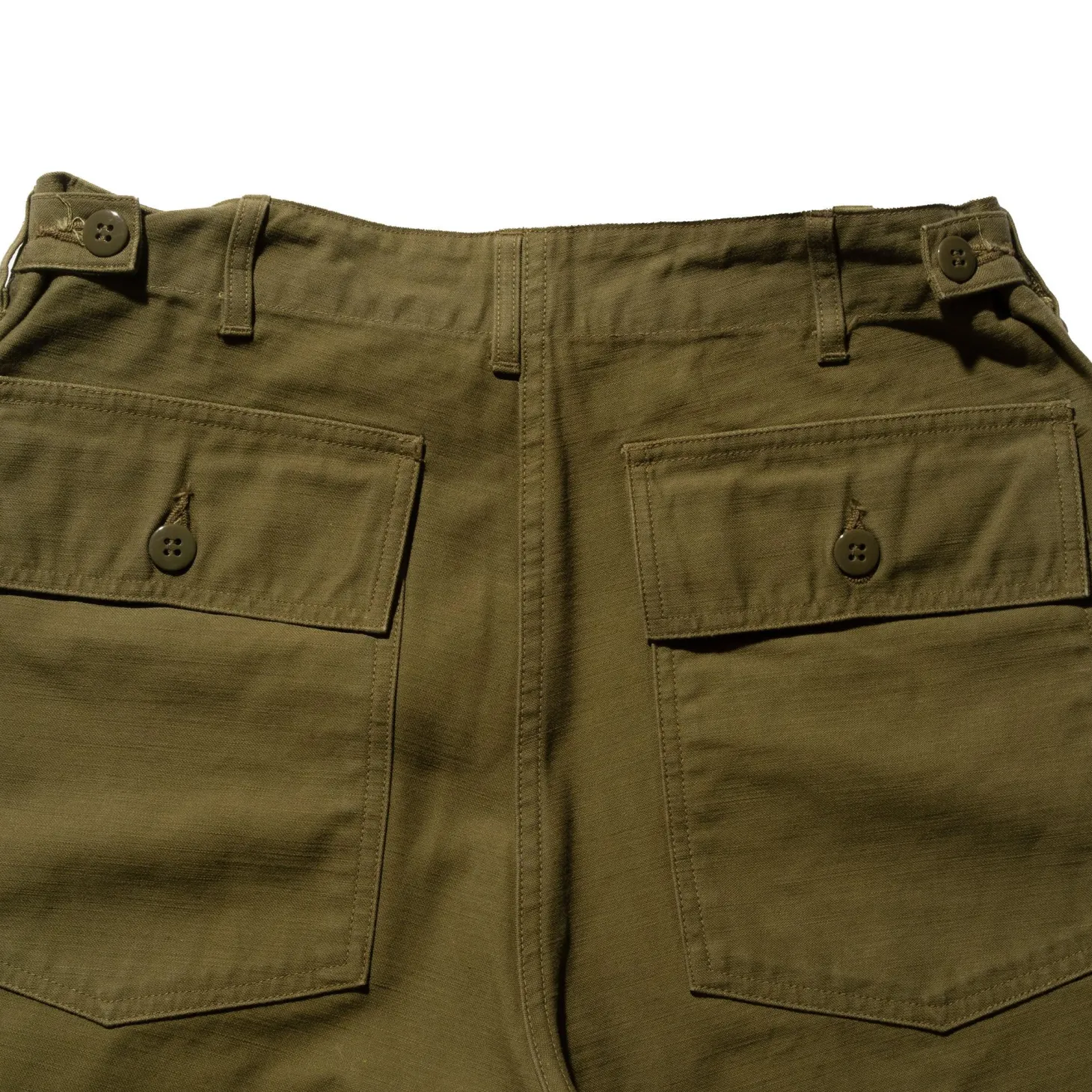 Buzz Rickson's Sateen Shade OG 107 Shorts Olive
