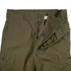 Buzz Rickson's Trousers Poplin Cotton 107 Olive