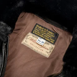 Buzz Rickson's x William Gibson G-1 Leather Jacket Black