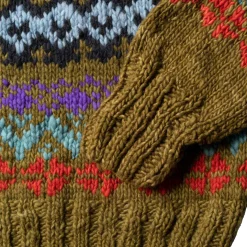 Chamula Fair Isle #8 Pullover Dark Alfalfa
