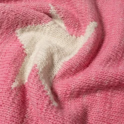 Chamula Star Pullover Lt. Pink x Ivory