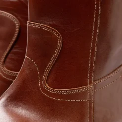 Clinch by Brass Tokyo Clinch Cowboy Boots Horsehide Brown