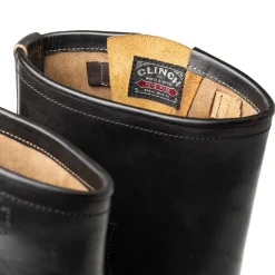 Clinch by Brass Tokyo Clinch Engineer Boots CN Soft-toe Last OD Black Horsebutt