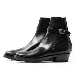 Clinch by Brass Tokyo Clinch Jodhpur Boots Black Horsebutt CN Soft Toe