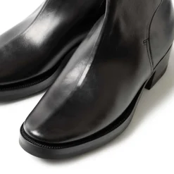 Clinch by Brass Tokyo Clinch Jodhpur Boots Black Horsebutt CN Soft Toe