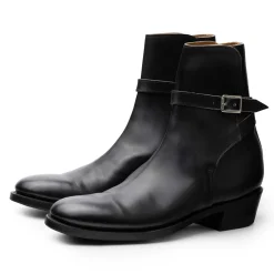 Clinch by Brass Tokyo Clinch Jodhpur Boots Black Calf CN Wide