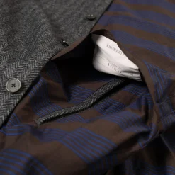 Coherence FouFou II Chevron Tweed Jersey Grey