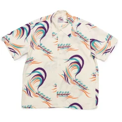 Duke Kahanamoku Special Edition 'Hawaiian Paddle' Hawaiian Shirt Ivory