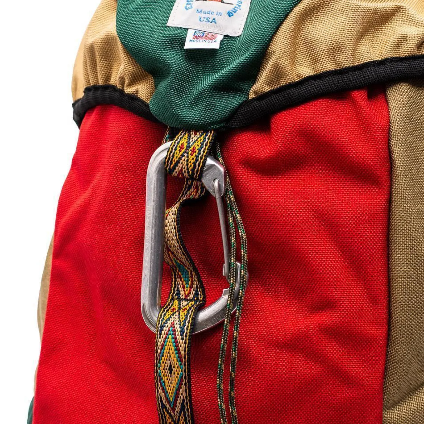 Epperson Mountaineering Medium Climb Pack Forest Green / Barn Red