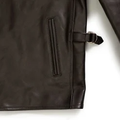 Fine Creek Leather s 'Top Field' Horsehide Leather Jacket Black