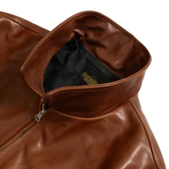 Fine Creek Leather s 'Top Field' Horsehide Leather Jacket Brown