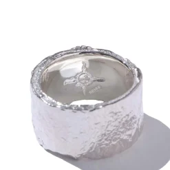 First Arrow's Barerock Ring w/Turquoise (L) (R-040)