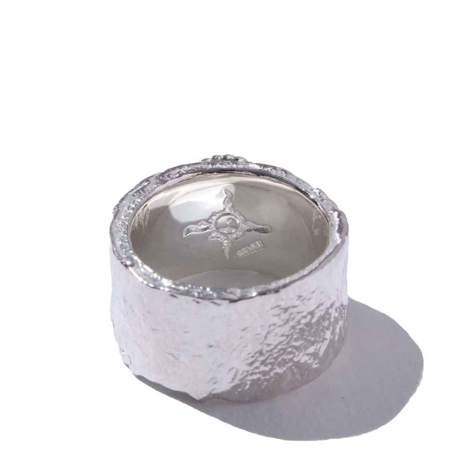 First Arrow's Barerock Ring w/Turquoise (L) (R-040)