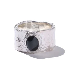 First Arrow's Barerock Ring w/Blackstar (L) (R-039)