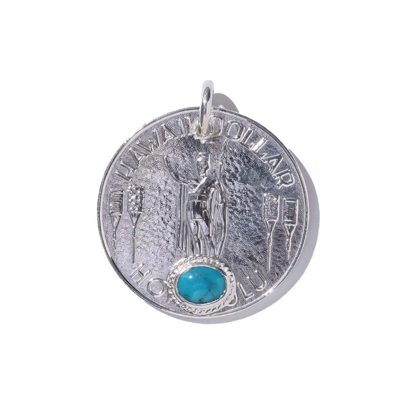 First Arrow's Hawaii Dollar Metal w/Turquoise (P-353)