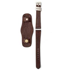 First Arrow's K18 Watch Belt Brown Leather