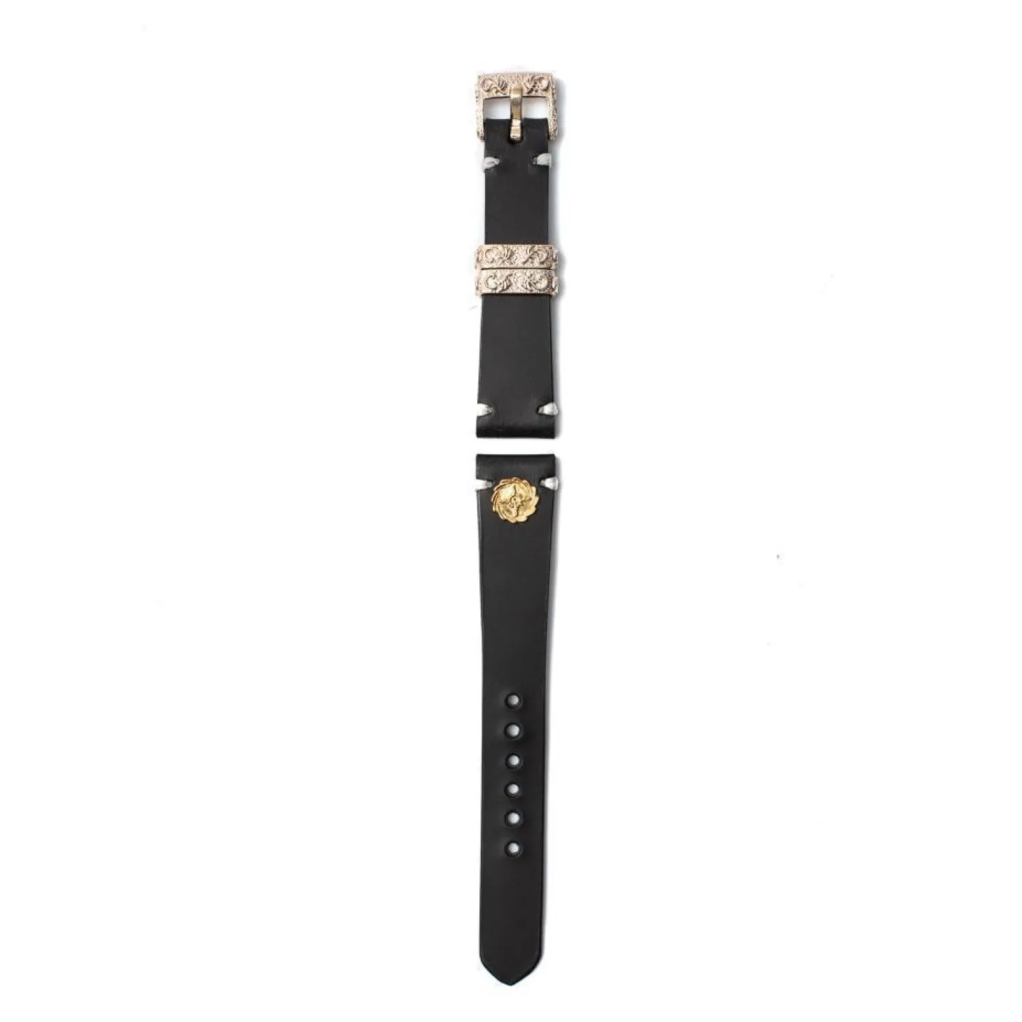 First Arrow's K18 Watch Strap Black Leather