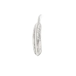 First Arrow's Silver Feather Pendant Large P-001