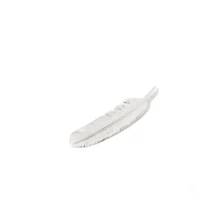 First Arrow's Silver Feather Pendant Large P-001