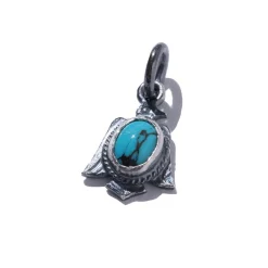 First Arrow's Thunderbird Pendant w/Turquoise (P-445)
