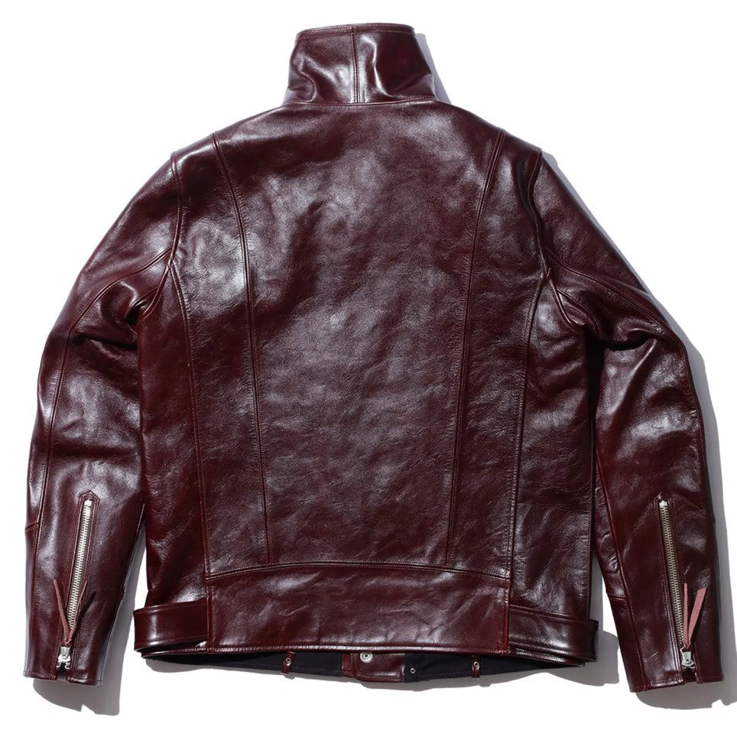 Fountain Head Leathers Beta Horsehide Leather Jacket Brown