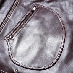 Fountain Head Leathers Beta Horsehide Leather Jacket Brown