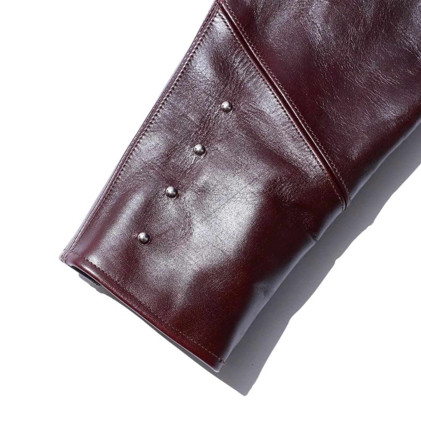 Fountain Head Leathers Beta Horsehide Leather Jacket Brown