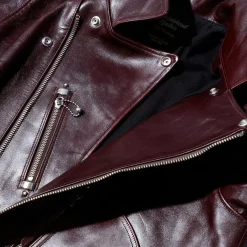 Fountain Head Leathers Beta Horsehide Leather Jacket Brown