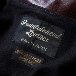 Fountain Head Leathers Beta Horsehide Leather Jacket Brown